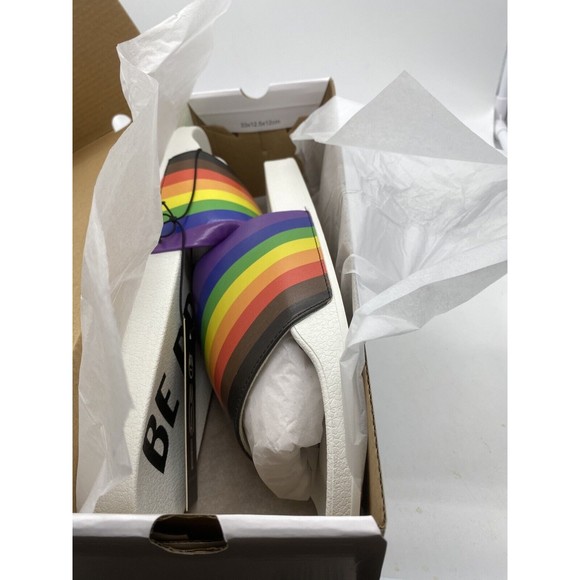 MAH Gender Neutral Be Proud Slides  LGBTQ+ RAINBOW  Size 13-15 main image 6